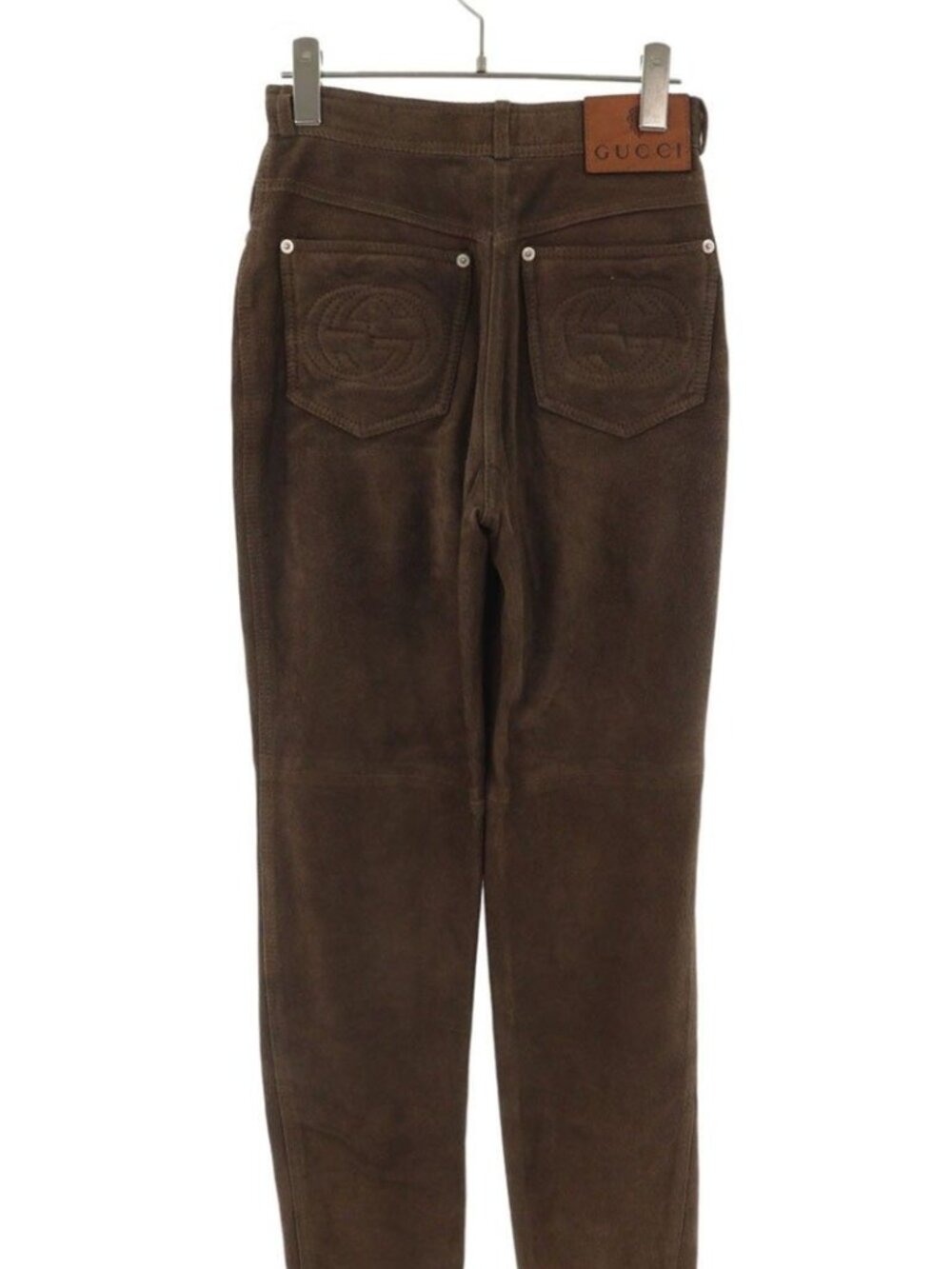 Gucci Leather Long Pants 40
